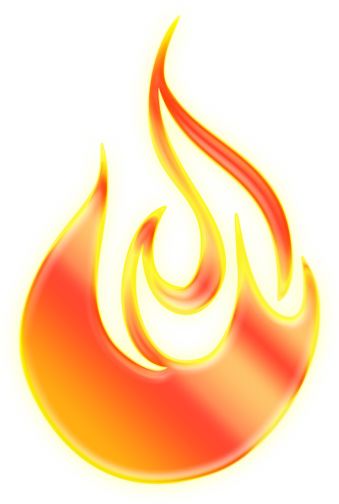 clipart flames pentecost