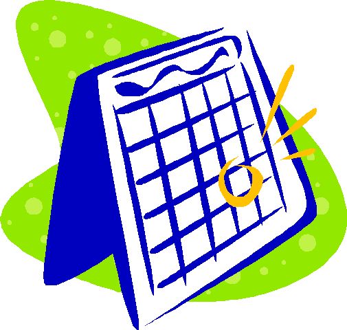 calendar clipart mark