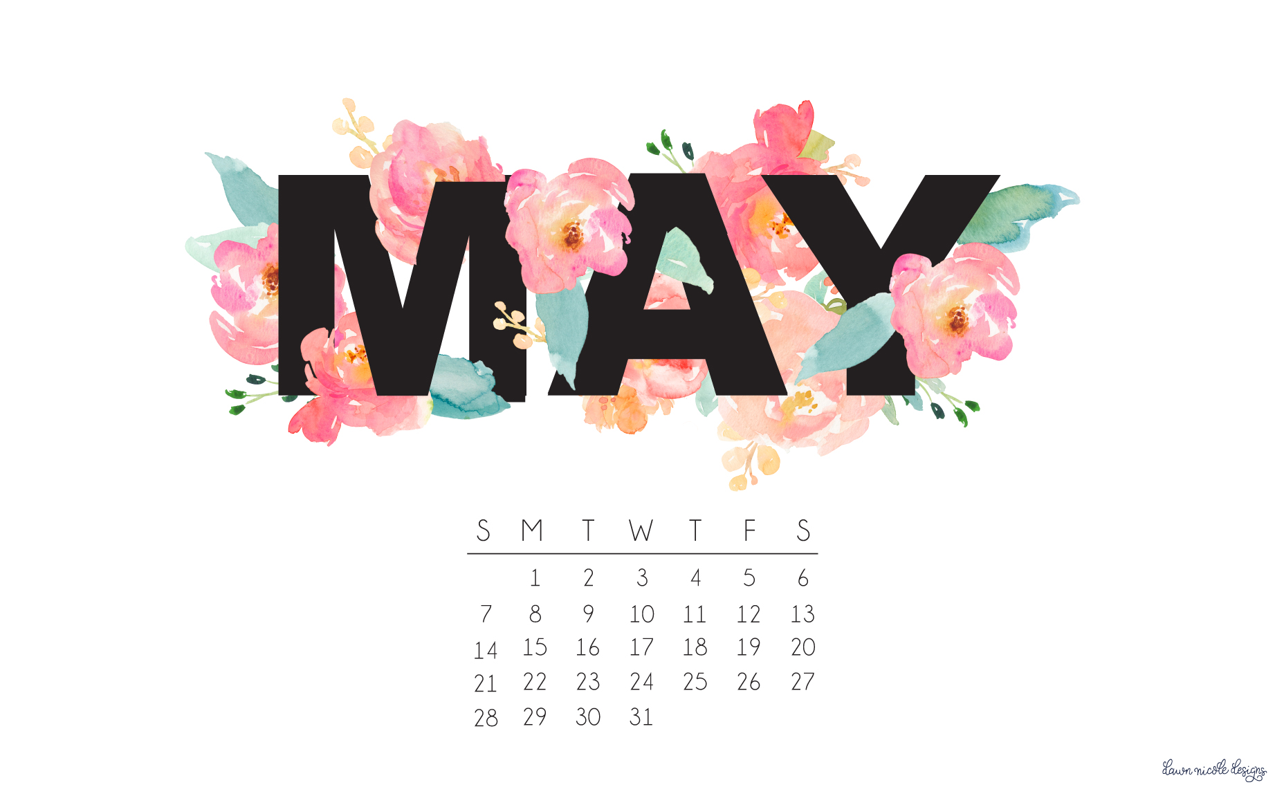 calendar clipart may 2017