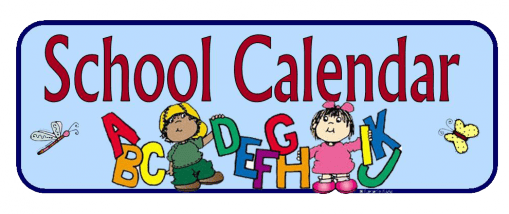 clipart calendar school