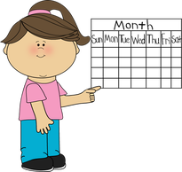 calendar clipart student