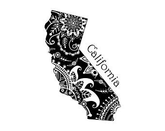 california clipart design