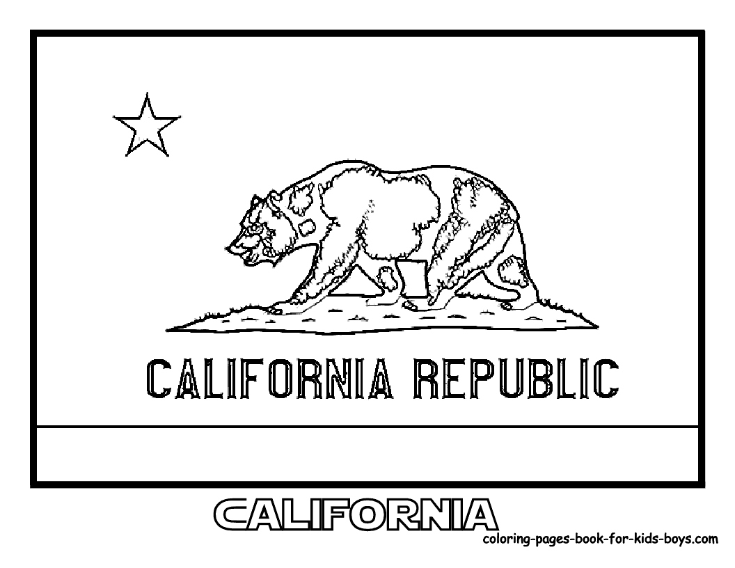 california clipart drawing
