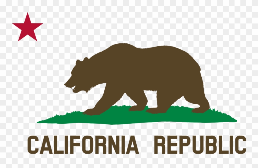 california clipart flag california