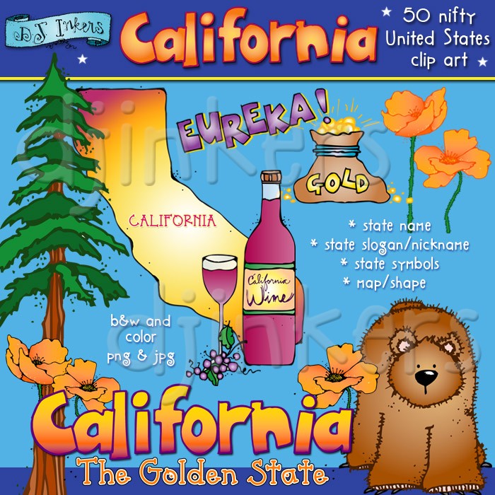 california clipart name