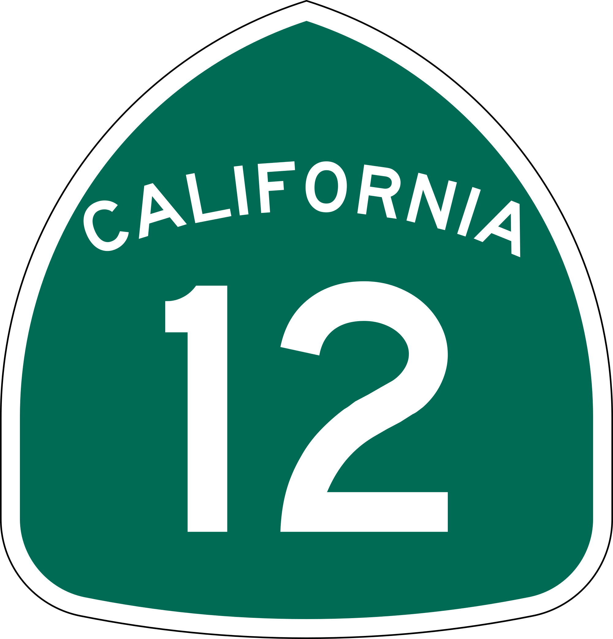 california clipart route sign
