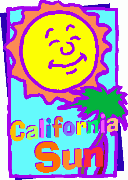california clipart simple