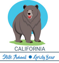 california clipart state graphic