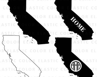 california clipart stencil