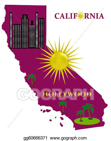 california clipart sunshine