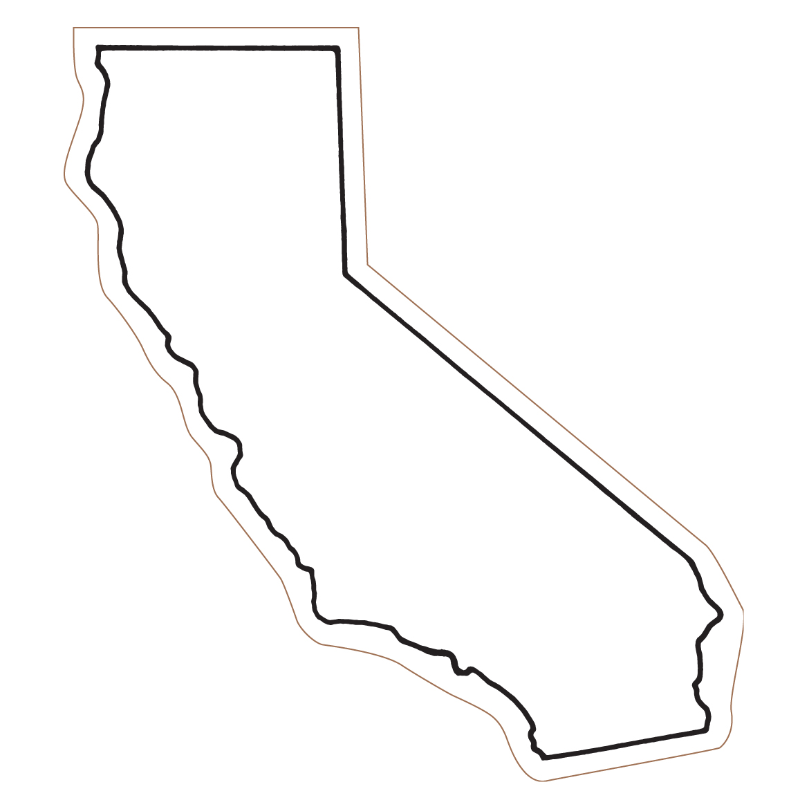 california outline