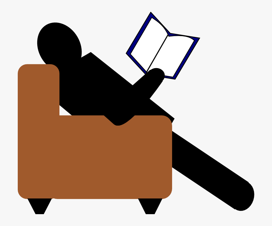 relaxing clipart relaxed person