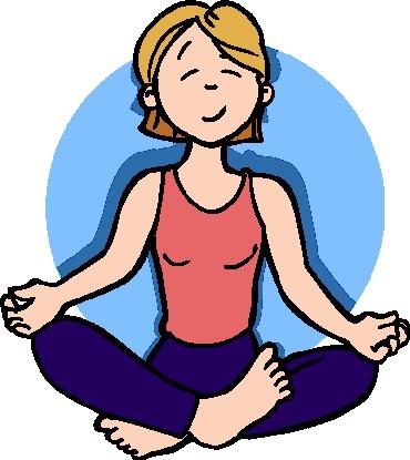 Calm yoga instructor