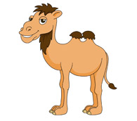 camel clipart animated