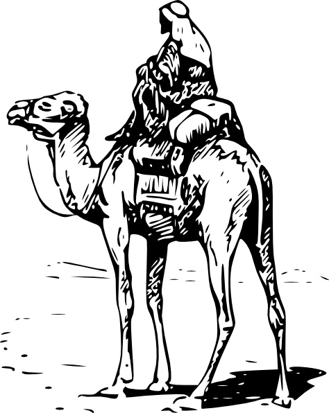 camel clipart drawing