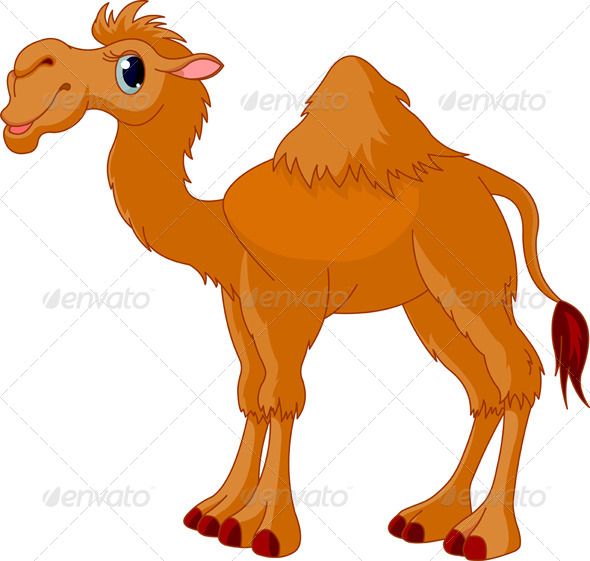 camel clipart kawaii
