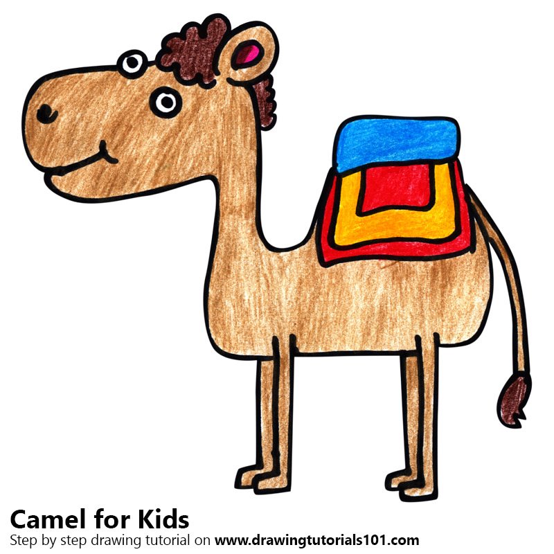 camel clipart kawaii