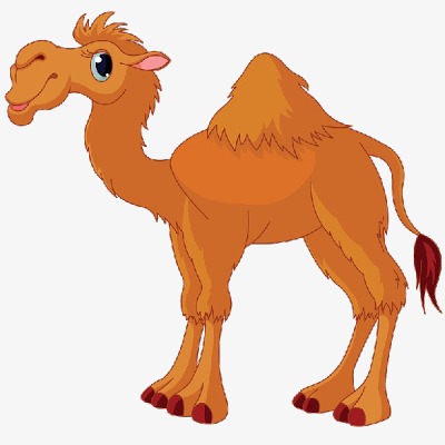 Camel clipart pink. Creative cartoon hand painted