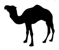 camel clipart silhouette
