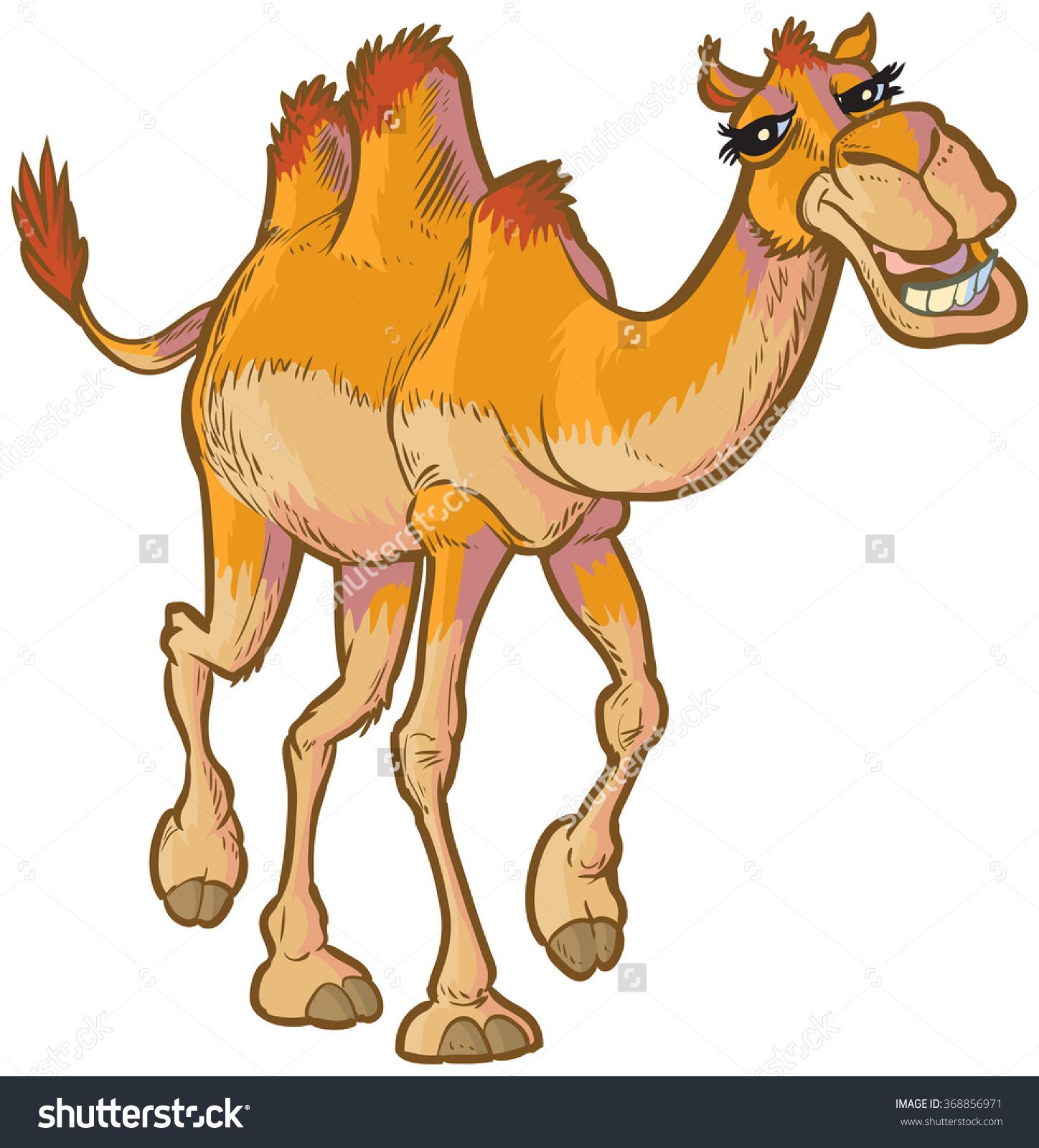 camel clipart sketches