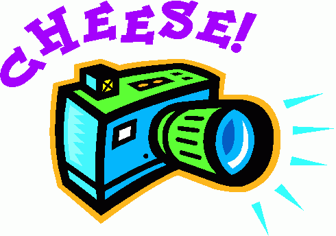 Camera clip art library. Photographer clipart say cheese