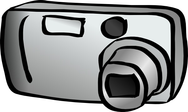 Clip art free vector. Camera clipart digital camera