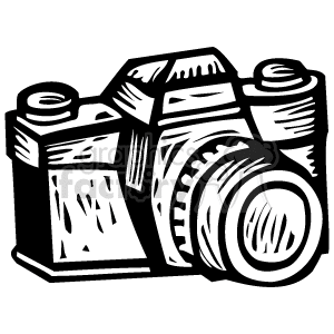 Camera clipart photographer. Royalty free black and