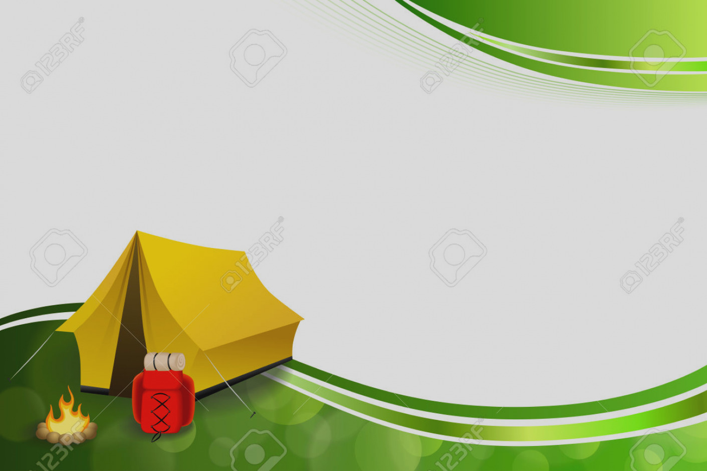 camping clipart background