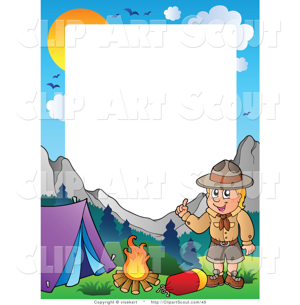 outdoors clipart camping boy scout