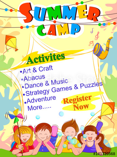 camp clipart banner