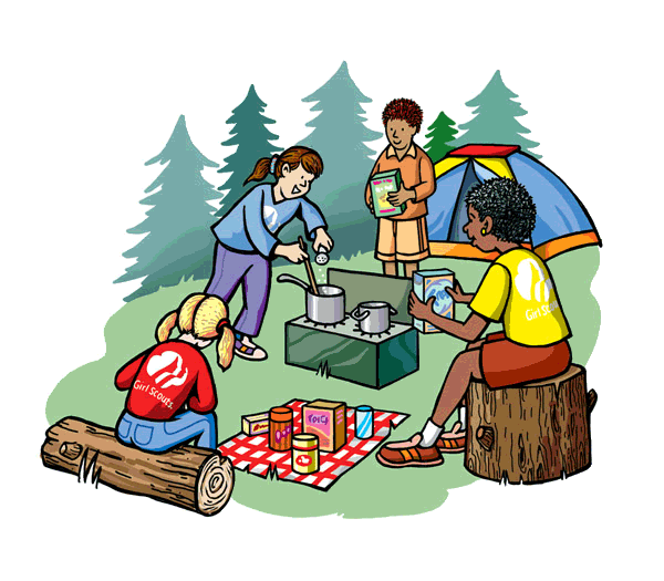 camp clipart camping holiday