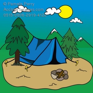 camp clipart campsite