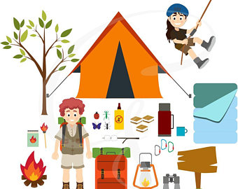 camp clipart printable