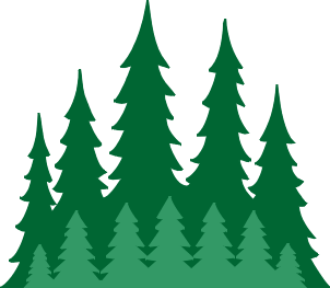 Bush clipart forest. Gif bytes camping theme