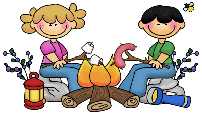 camping clipart children's