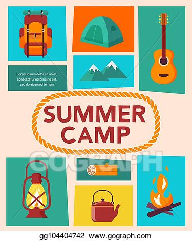 camp clipart vacation