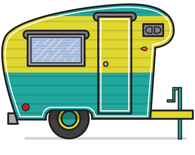 Traveling clipart travel themed. Camper clip art related