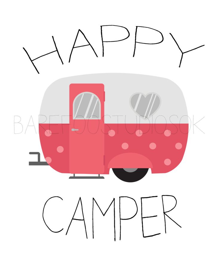 Camper clipart girly.  best vintage tin