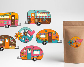 camper clipart old fashioned
