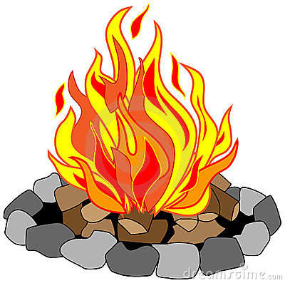 campfire clipart cartoon