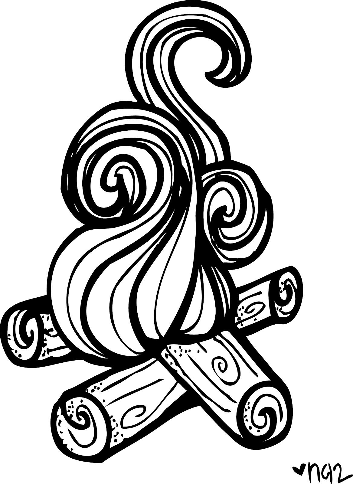 campfire clipart easy