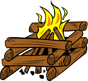 campfire clipart family