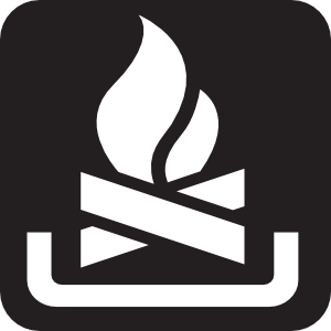 campfire clipart icon