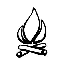 campfire clipart simple