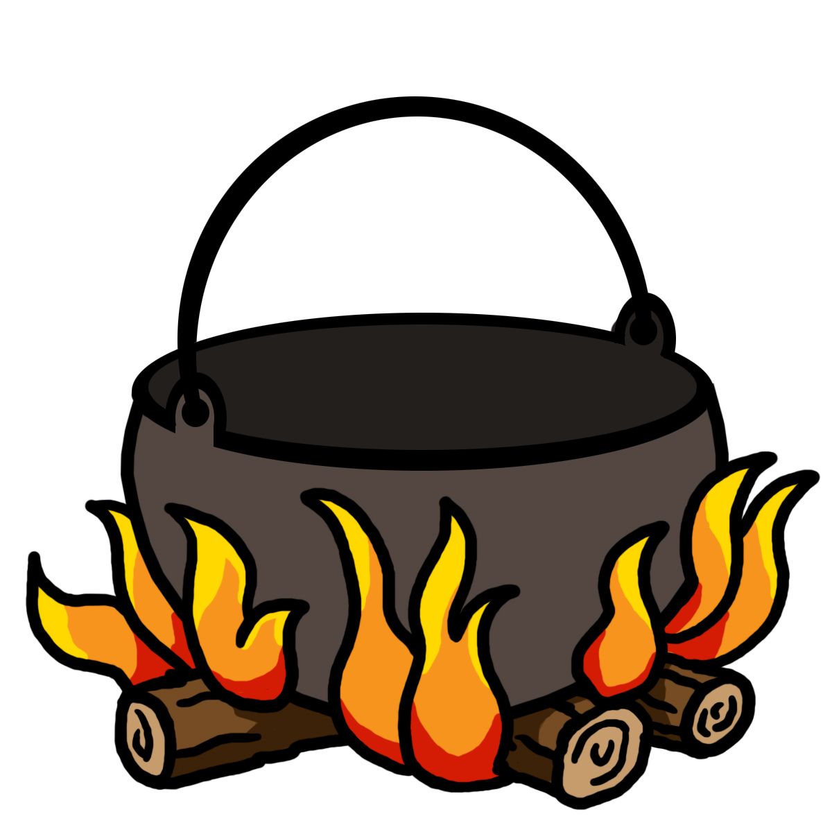 campfire clipart western