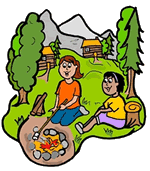 camp clipart childrens