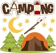 camping clipart logo