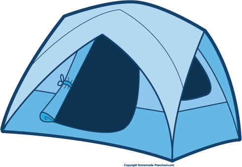 camping clipart simple