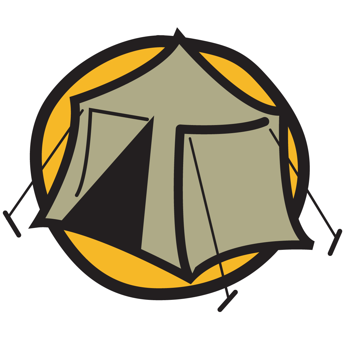 camping clipart symbol