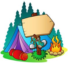 camping clipart thank you